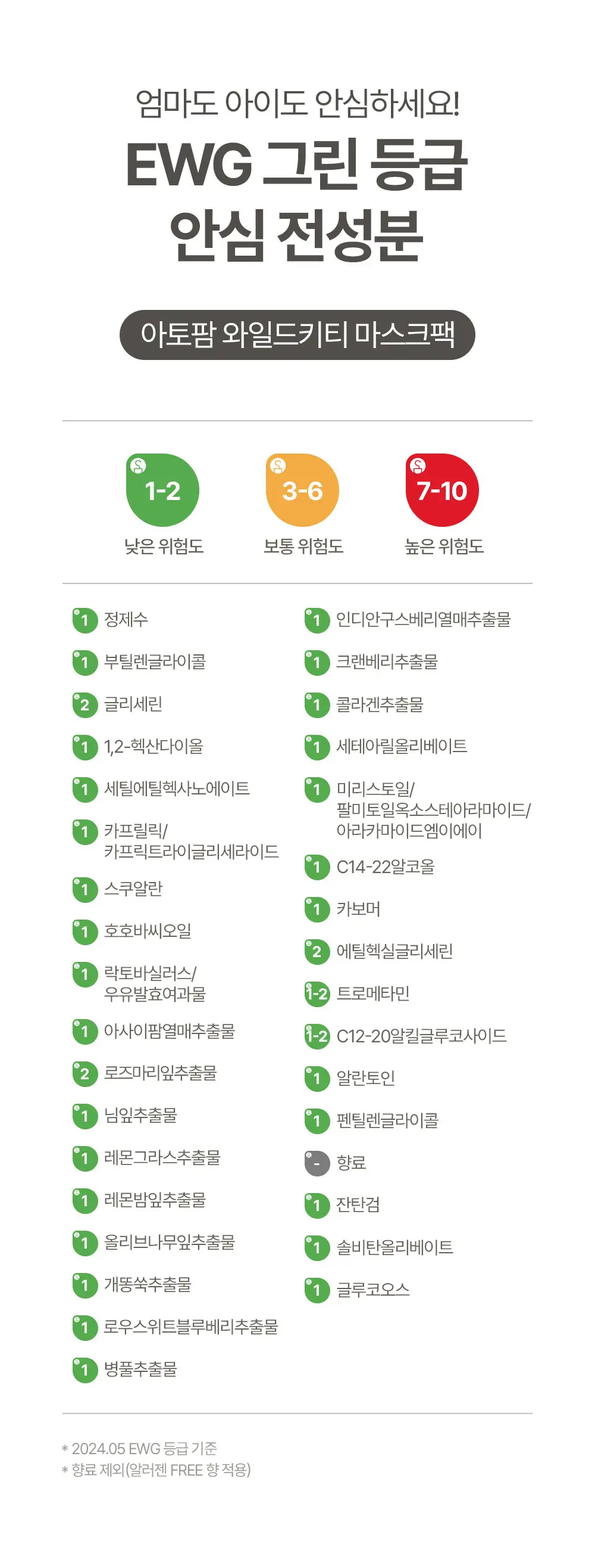 [만4~10세용] 아토팜 키즈 마스크팩 5매 3종 택1 상세페이지 28